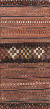 Baluch Brown Hand Woven 1'9" X 4'4"  Area Rug 100-110967