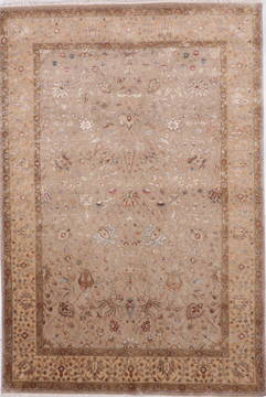 Jaipur Brown Hand Knotted 6'1" X 9'0"  Area Rug 905-112512