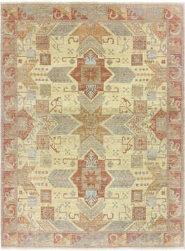 Modern Multicolor Hand Knotted 8'1" X 10'1"  Area Rug 904-136282