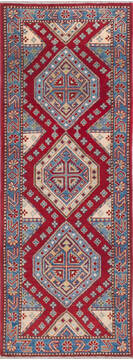 Kazak Red Runner Hand Knotted 2'2" X 6'0"  Area Rug 700-145629