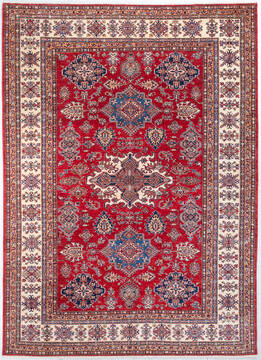 Kazak Red Hand Knotted 9'1" X 12'3"  Area Rug 700-148083