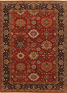 Serapi Brown Hand Knotted 5'0" X 6'1"  Area Rug 250-20396