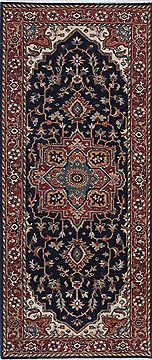 Serapi Blue Runner Hand Knotted 2'7" X 6'0"  Area Rug 250-24800