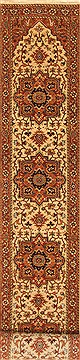 Serapi Beige Runner Hand Knotted 2'6" X 20'1"  Area Rug 250-28424