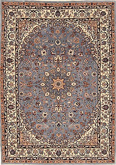 Nain Beige Hand Knotted 4'9" X 6'8"  Area Rug 255-30186