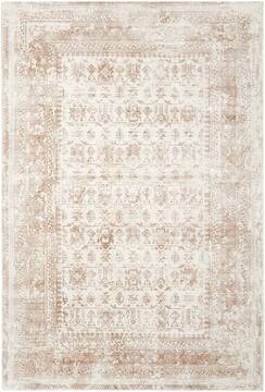 Nourison Desert Skies Beige Rectangle 4x6 ft Rayon Carpet 100091