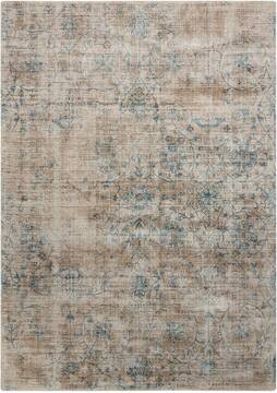 Nourison Desert Skies Blue Rectangle 4x6 ft Rayon Carpet 100096