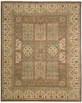 Nourison Legend Multicolor Rectangle 8x10 ft Wool Carpet 100201
