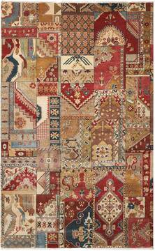 Nourison Legend Multicolor Rectangle 6x9 ft Wool Carpet 100210