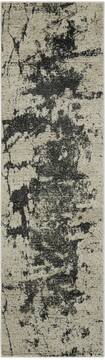 Nourison Maxell Beige Runner 6 to 9 ft Polyester Carpet 100615