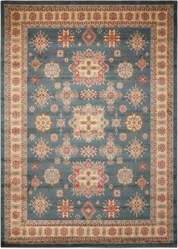 Nourison Maymana Blue Rectangle 9x13 ft Polypropylene Carpet 100708