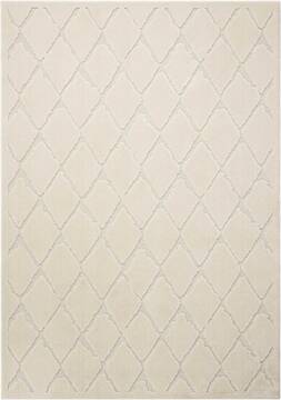Nourison Gleam Beige Rectangle 9x13 ft Polyester Carpet 100880