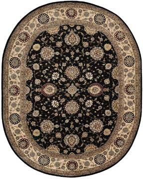 Nourison Nourison 2000 Blue Oval 8x11 ft and Larger Wool Carpet 101413