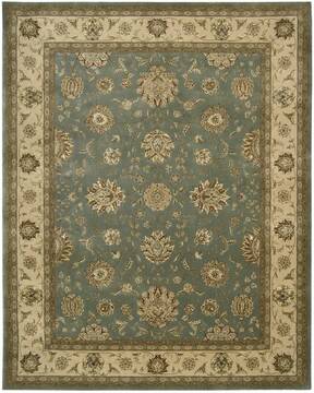 Nourison Nourison 2000 Blue Rectangle 12x15 ft Wool Carpet 101501