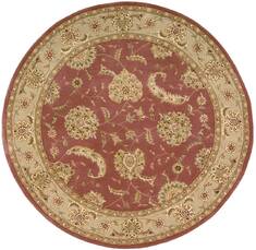Nourison Nourison 2000 Red Round 5 to 6 ft Wool Carpet 101548