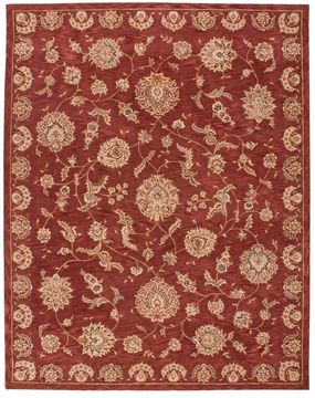 Nourison 2000 Brown Rectangle 8x10 ft Wool Carpet 101756