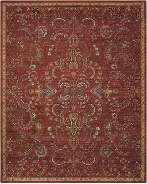 Nourison Nourison 2020 Red Rectangle 4x6 ft Polyester Carpet 101837
