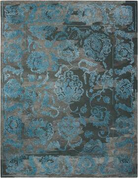 Nourison Opaline Grey Rectangle 5x8 ft Lucxelle Carpet 102315