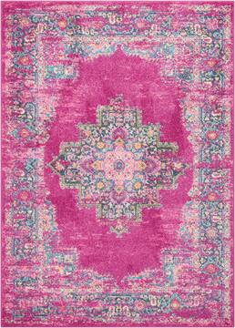 Nourison Passion Purple Rectangle 4x6 ft Polypropylene Carpet 102436
