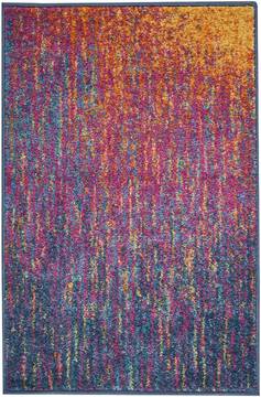 Nourison Passion Multicolor Rectangle 2x3 ft Polypropylene Carpet 102450