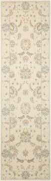 Nourison Persian Empire White Runner 6 to 9 ft Wool Carpet 102698