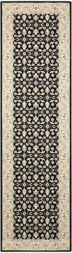 Nourison Persian Empire Black Rectangle 4x6 ft Wool Carpet 102761