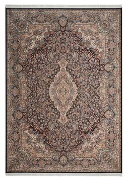 Nourison Persian Palace Blue Rectangle 5x8 ft Polyester Carpet 102786