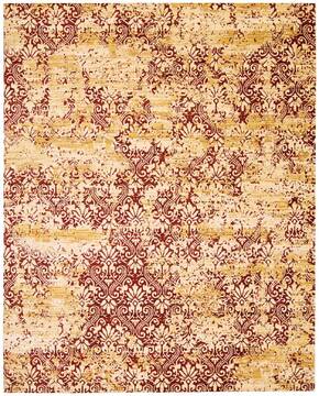 Nourison Rhapsody Yellow Rectangle 8x10 ft Wool Carpet 103062