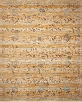 Nourison Rhapsody Beige Rectangle 8x10 ft Wool Carpet 103102