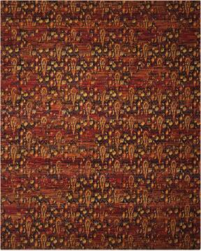 Nourison Rhapsody Red Rectangle 6x9 ft Wool Carpet 103105