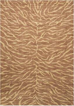 Nourison Riviera Brown Rectangle 5x7 ft Wool Carpet 103172