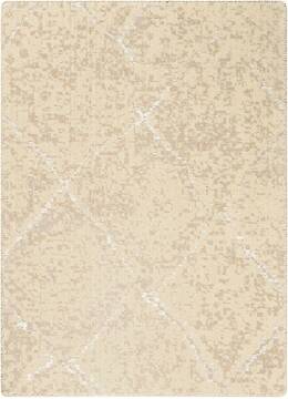 Nourison Silk Elements Beige Rectangle 2x3 ft Wool Carpet 103300