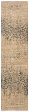 Nourison Silk Elements Beige Runner 10 to 12 ft Wool Carpet 103322