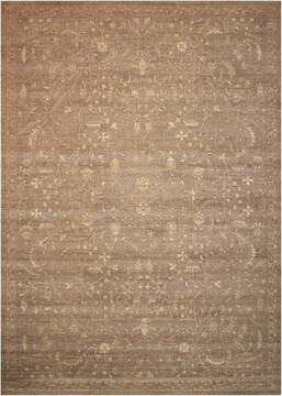 Nourison Silken Allure Beige Runner 10 to 12 ft Wool Carpet 103484