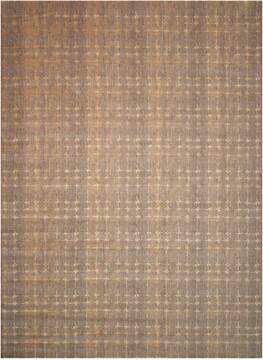 Nourison Silken Allure Grey Rectangle 6x9 ft Wool Carpet 103501