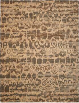 Nourison Silken Allure Multicolor Rectangle 6x9 ft Wool Carpet 103523