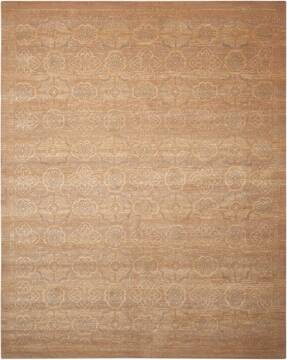 Nourison Silken Allure Beige Rectangle 8x10 ft Wool Carpet 103592