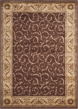 Nourison Somerset Brown Rectangle 8x11 ft Polyester Carpet 103713