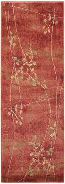Nourison Somerset Red Runner 6 ft and Smaller Polyester Carpet 103912