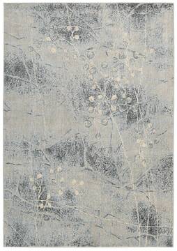 Nourison Somerset Grey Rectangle 2x3 ft Polyester Carpet 103938