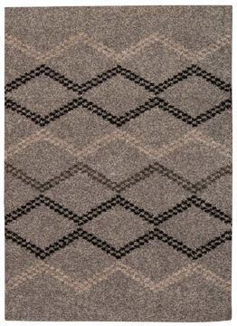 Nourison TANGIER Grey Rectangle 8x10 ft polypropylene Carpet 104487