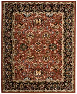 Nourison Timeless Brown Rectangle 10x13 ft Wool Carpet 104638
