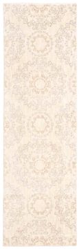 Nourison TRANQUILITY Beige Runner 6 to 9 ft nylon Carpet 104683