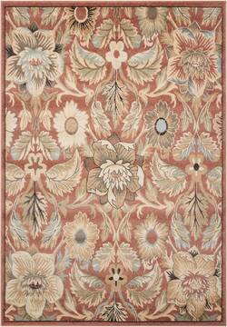 Nourison Walden Red Rectangle 5x7 ft Polypropylene Carpet 105274
