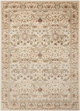 Nourison Walden Beige Rectangle 5x7 ft Polypropylene Carpet 105289
