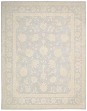 Nourison ZEPHYR Blue Rectangle 8x10 ft Wool Carpet 105808