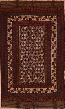 Kilim Red Flat Woven 6'0" X 8'0"  Area Rug 100-109306
