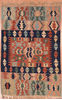 Kilim Red Hand Knotted 39 X 511  Area Rug 100-109326 Thumb 0