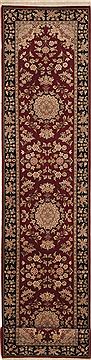 Sino-Persian Red Runner Hand Knotted 2'6" X 12'0"  Area Rug 100-11220
