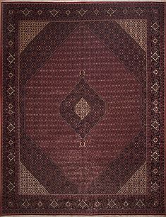 Persian Bidjar Red Rectangle 12x18 ft Wool Carpet 11285